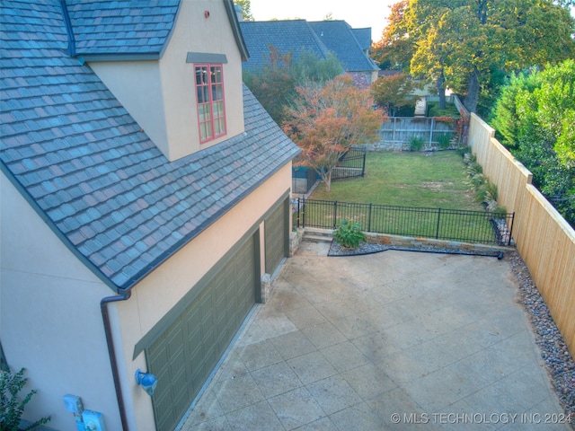 view of patio / terrace featuring a fenced backyard