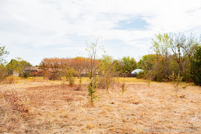 view of landscape with a rural view