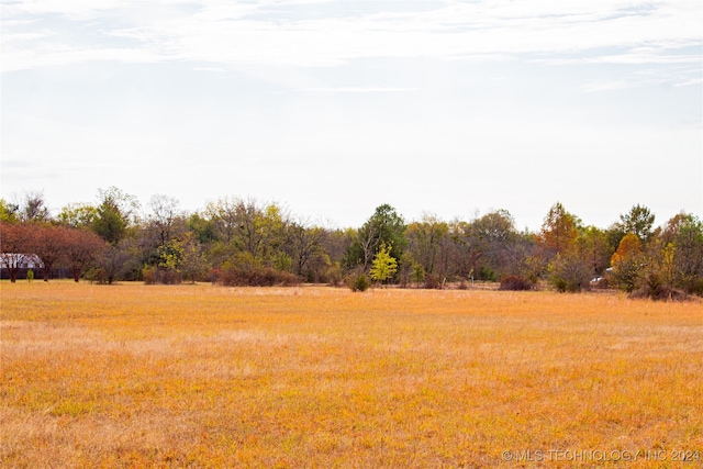 view of landscape with a rural view