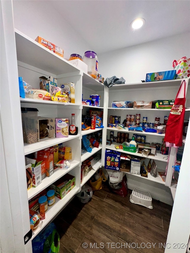 view of pantry