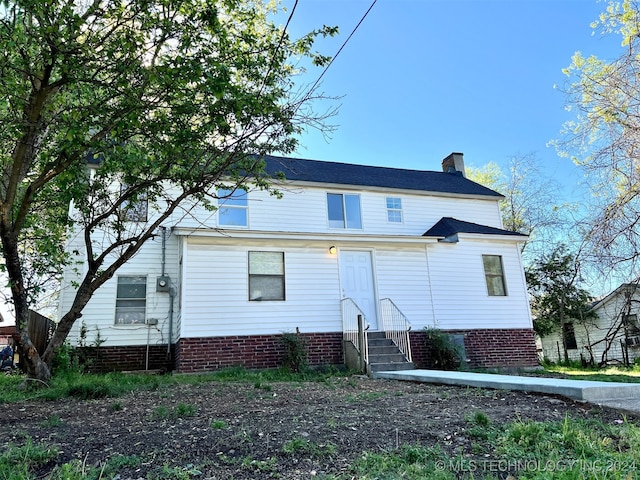 view of rear view of house