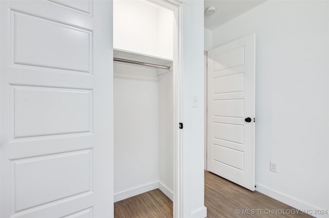 view of closet