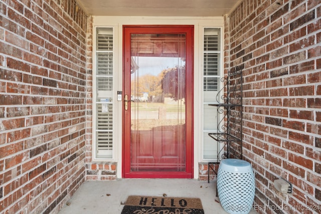 view of entrance to property