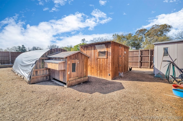 view of outbuilding