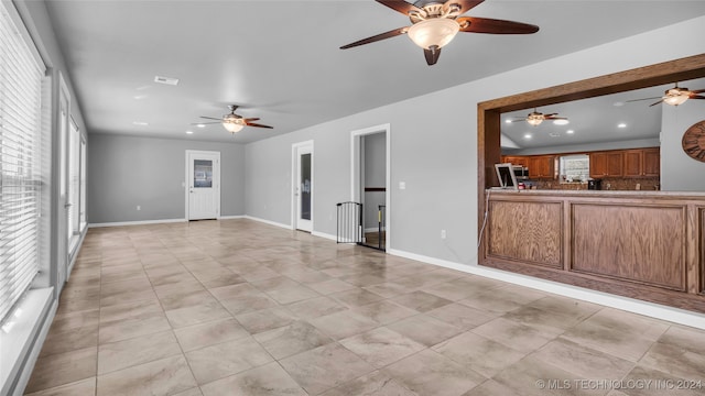 view of unfurnished living room