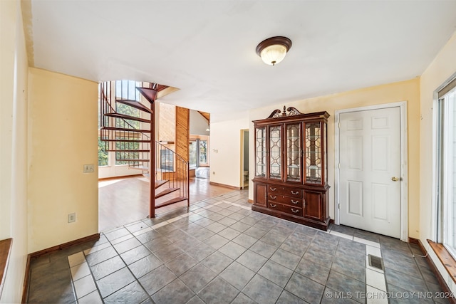 view of tiled spare room