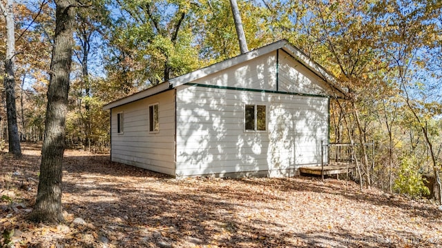 view of outbuilding