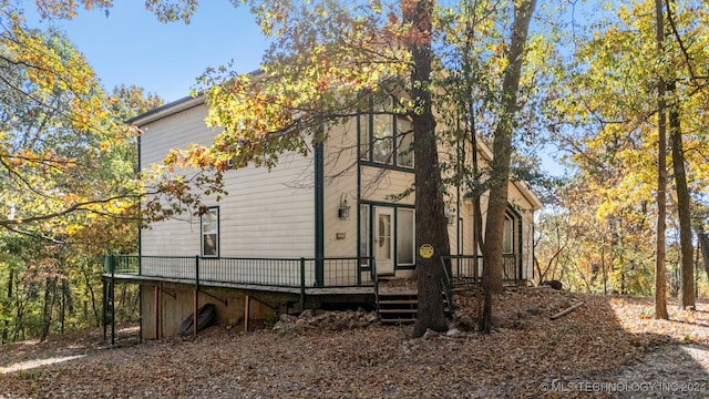 view of front of home