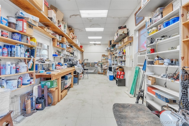 view of storage room