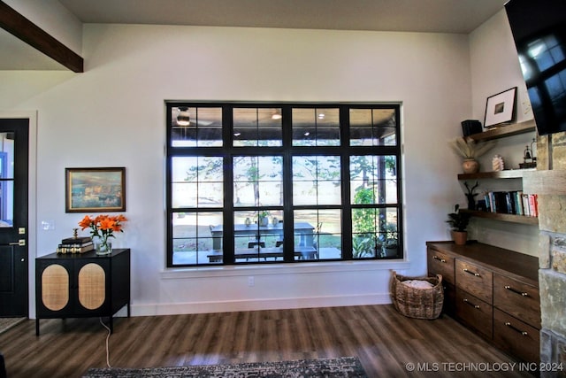 interior space featuring hardwood / wood-style floors