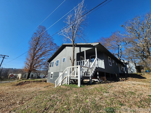 view of front of home