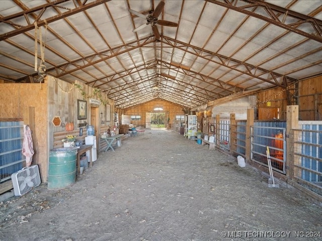 view of stable