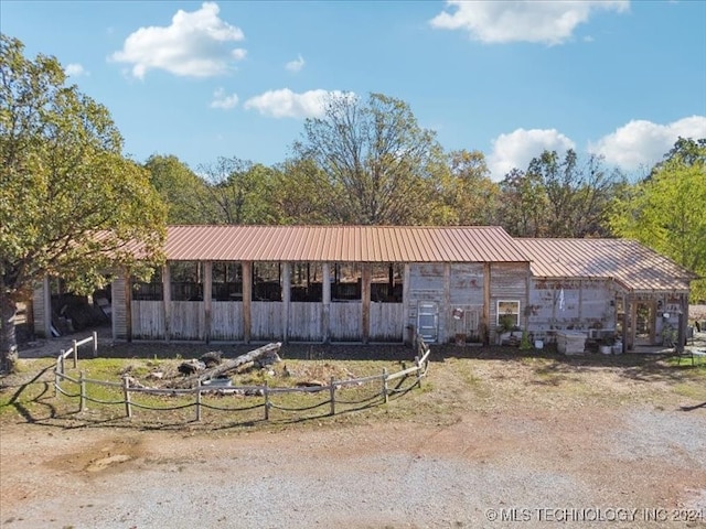 view of ranch-style home