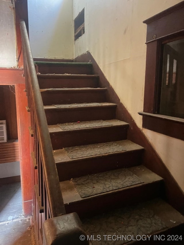 view of stairs