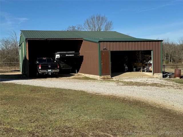 view of outbuilding