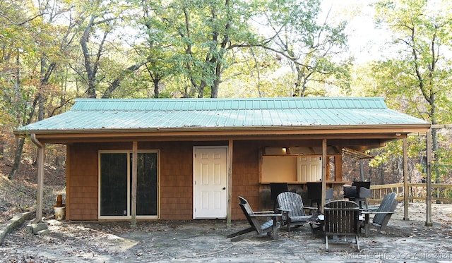 view of outdoor structure