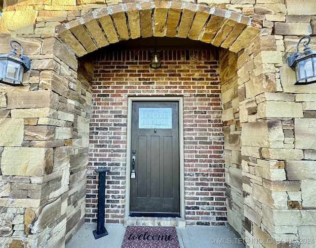 view of entrance to property