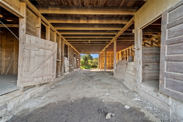 view of stable