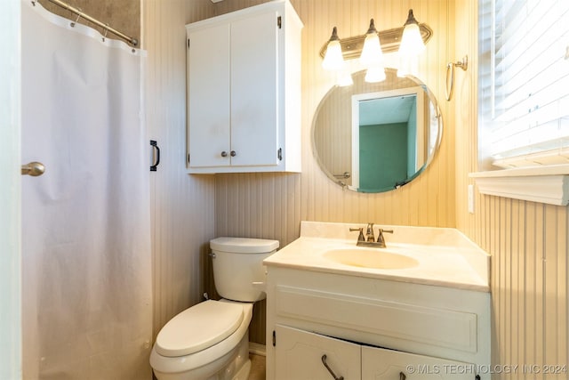 815 S Oak Grove Rd, Cushing, OK 74023 - bathroom featuring vanity and a shower with curtain