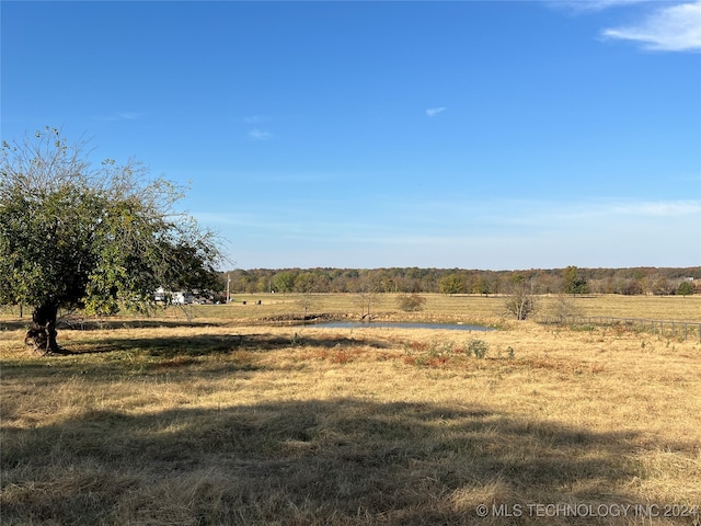 view of nature with a rural view