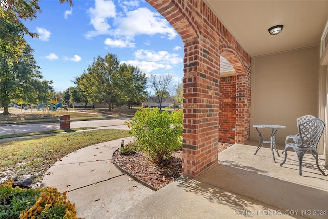 view of patio