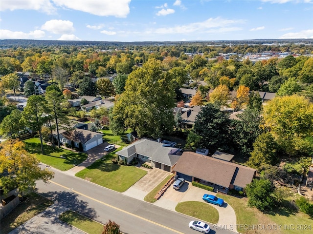 3920 S Utica Ave, Tulsa, OK 74105 - aerial perspective of suburban area