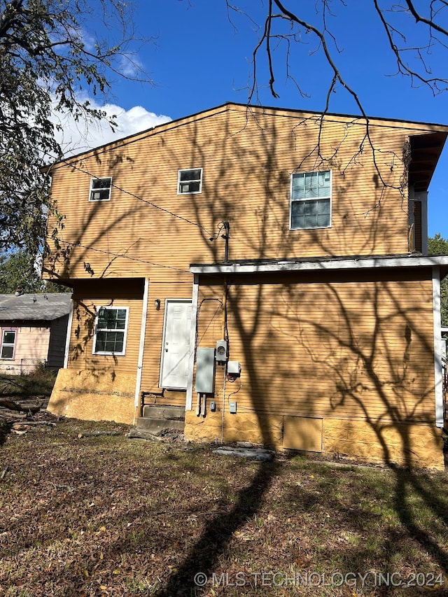 view of rear view of house