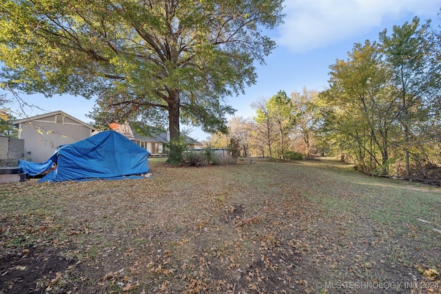 view of yard