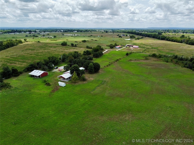 3998 E 173rd St S, Warner, OK 74469 - aerial view featuring a rural view