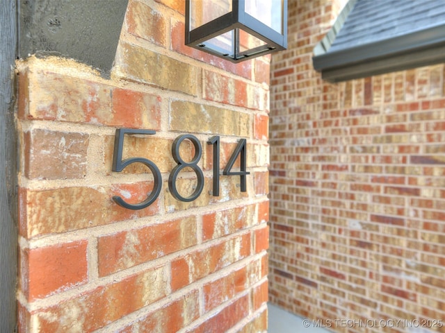 details with brick siding