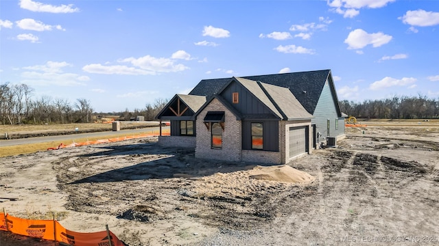 view of property exterior featuring central AC