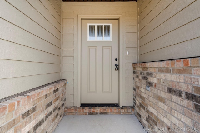 view of property entrance