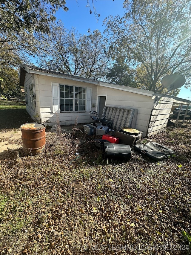 view of back of house