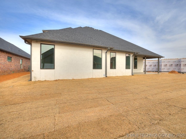 view of rear view of property