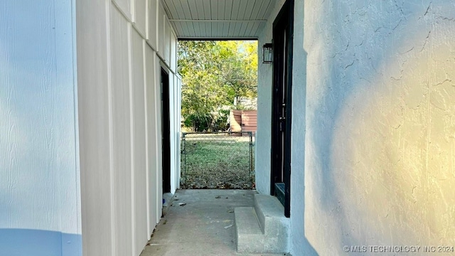 view of corridor