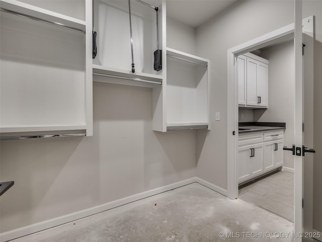 view of laundry room