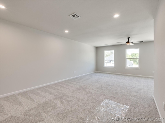 11224 S Fir Ave W, Jenks, OK 74037 - empty room featuring carpet flooring, recessed lighting, and baseboards