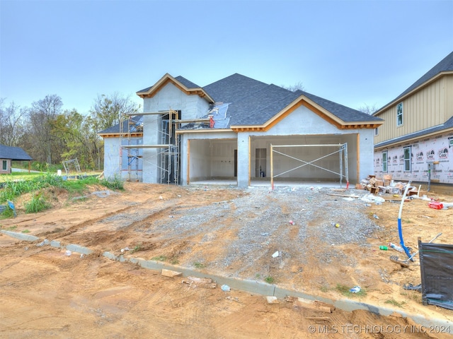 view of property under construction