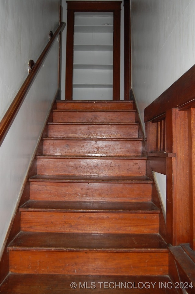 view of stairs