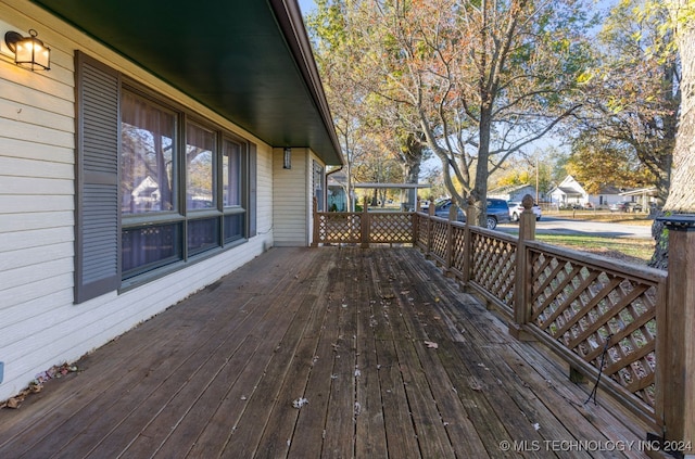 view of deck