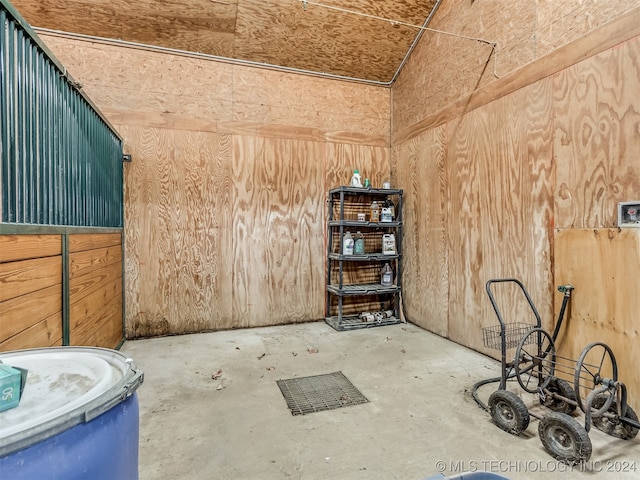 misc room featuring concrete flooring