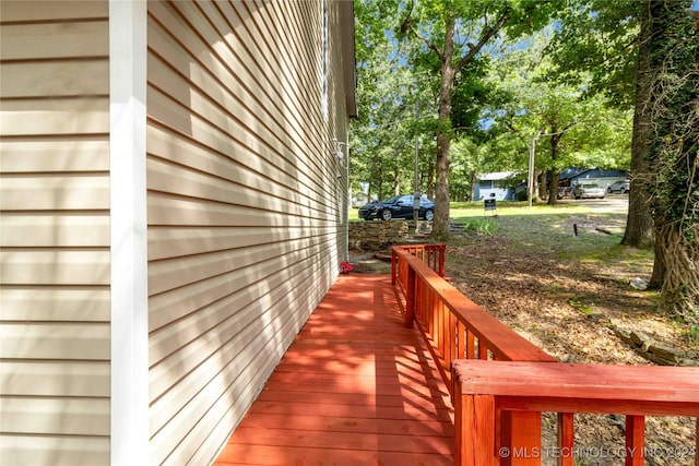 view of deck