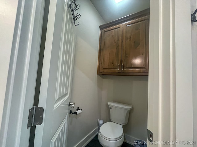 bathroom with toilet