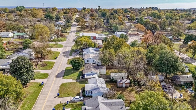1306 E Comanche Ave, Mcalester, OK 74501 - aerial overview of property's location with nearby suburban area