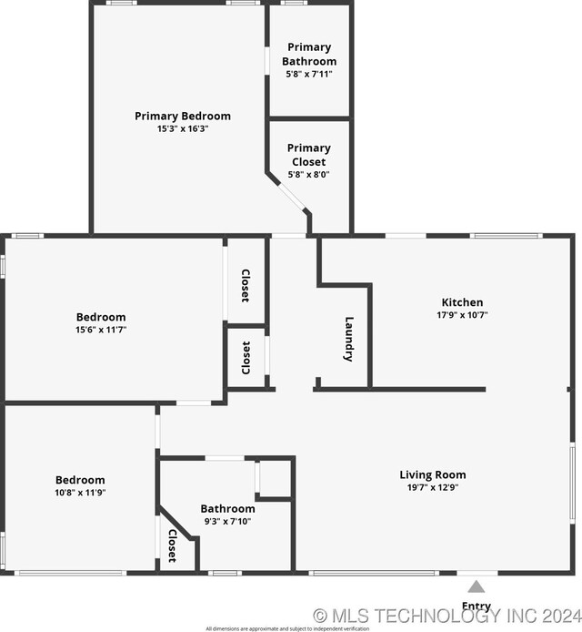 1306 E Comanche Ave, Mcalester, OK 74501 - floor plan / room layout