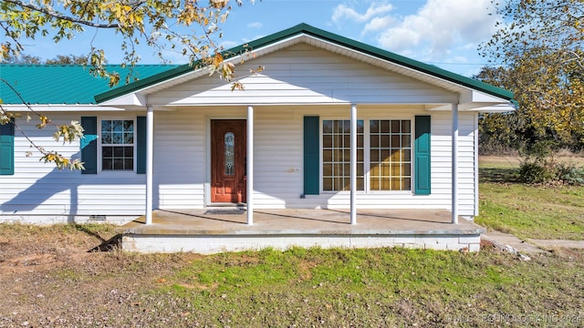 bungalow-style house featuring a porch