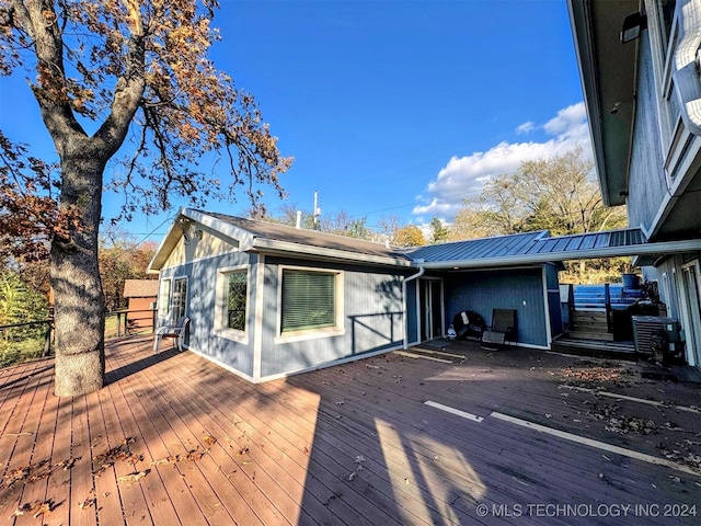 view of deck