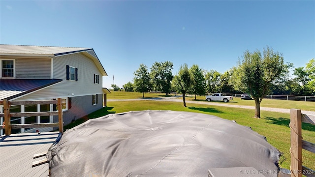 exterior space with a deck