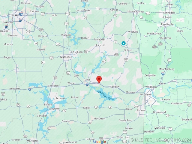 613 S Rodgers St, Vian, OK 74962 - map of property location