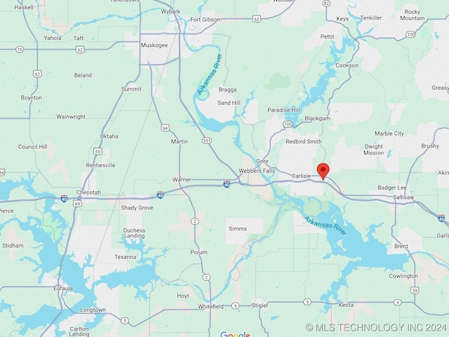 613 S Rodgers St, Vian, OK 74962 - map of property location
